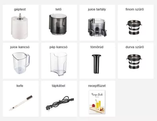 Hurom E30ST Slow Juicer (FEHÉR)