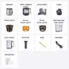 HUROM H201 Slow Juicer 200W, 2L, titangrey