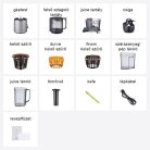 HUROM H201 Slow Juicer 200W, 2L, titangrey