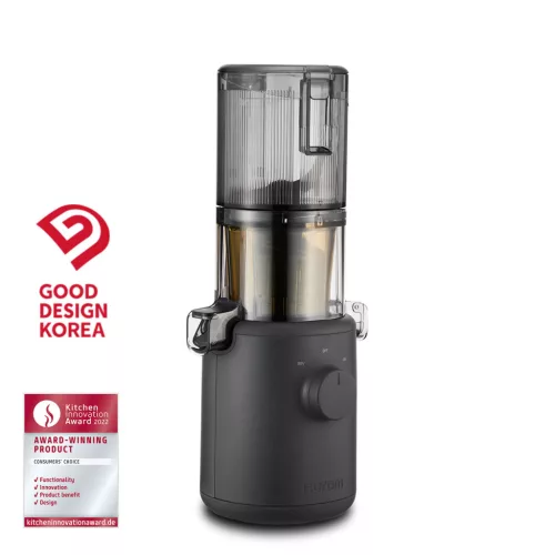 Hurom H310A Slow Juicer (SÖTÉTSZÜRKE) + Juice Biblia