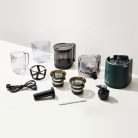 Hurom H320N Premium Slow Juicer (MATT FEKETE) + Juice Biblia