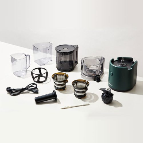 Hurom H320N Premium Slow Juicer (MATT FEHÉR) + Juice Biblia