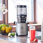 Hurom H320N Premium Slow Juicer (TITÁNSZÜRKE) + Juice Biblia
