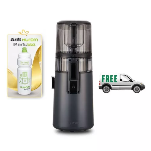 Hurom H70FT Easy Clean Slow Juicer (MATT FEKETE) - multi-csiga szűrővel