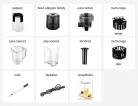 Hurom H70FT Easy Clean Slow Juicer (TITÁNSZÜRKE) - multi-csiga szűrővel