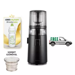 Hurom H70ST Slow Juicer (MATT FEKETE) - fémszűrővel