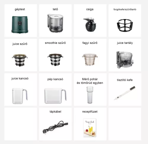 Hurom H80ST Premium Slow Juicer (KALE GREEN)