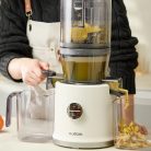 Hurom H80ST Premium Slow Juicer (TITANIUM GREY) + Juice Biblia