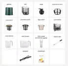 Hurom H80ST Premium Slow Juicer (TITANIUM GREY) + Juice Biblia