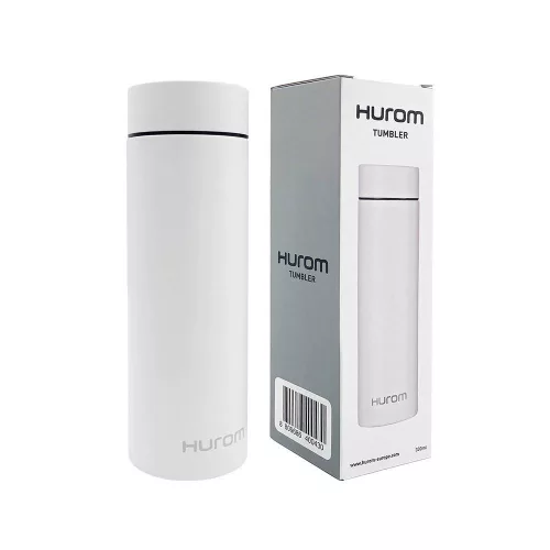 Hurom 330ml-es ultrakönnyű duplafalú rozsdamentes acél termosz (fehér)