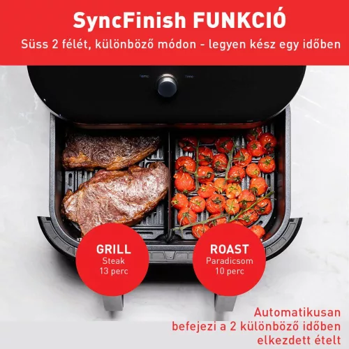 Instant Vortex Plus VersaZone Large Air Fryer with ClearCook Stainless Steel 8.5L