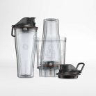 Vitamix kehelytartó adapter - 2db 600ml-s kehellyel és fedővel