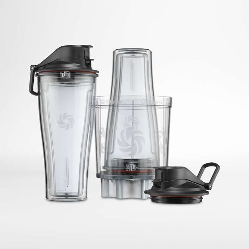 Vitamix kehelytartó adapter - 2db 600ml-s kehellyel és fedővel