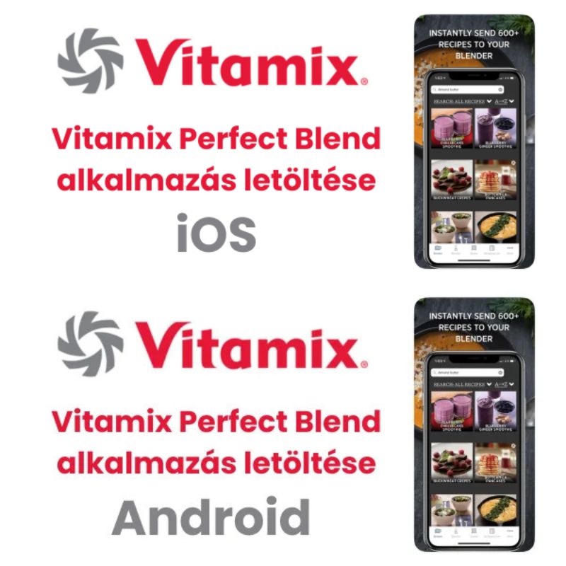 Vitamix turmixgép applikációk